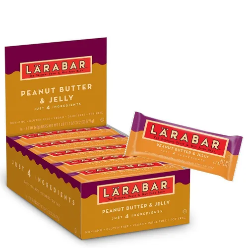 Vista 13 de Larabar - Barrita vegana de frutas y frutos secos sin gluten de tarta de crema de coco, 16 unidades 4 ingredientes reales: dátiles, coco