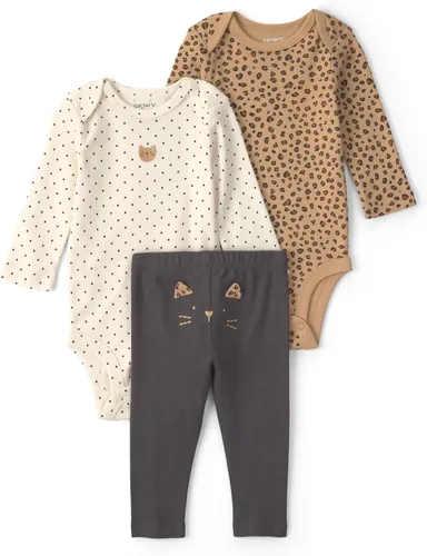 Vista 6 de Carter's Conjunto de pantalón de 3 piezas para bebé niña Floral verde