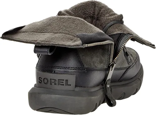 Vista 5 de Sorel Explorer Botas con doble cremallera impermeable, plateado