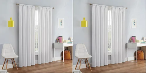 Vista 12 de ECLIPSE Kendall - Cortina térmica opaca moderna con bolsillo para cortinero, para dormitorio o sala de estar (1 panel), 42 x 54 pulgadas, alcachofa