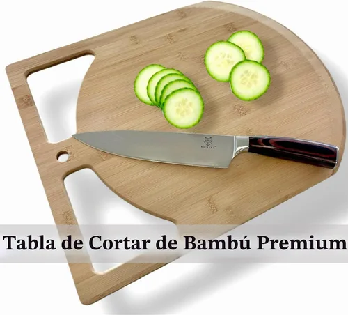 Vista 5 de Pala de Pizza de Madera 2 en 1 y Tabla de Cortar de Bambú Tabla de Pala de Pizza de Doble Agarre para Hornear, Espátula de Pizza y Tabla de Cortar