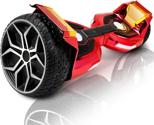 Vista 8 de Hoverboard, All Terrain Hover Board, Bluetooth & LED Lights 8.5” Off Road Self Balancing Scooter, Non-Slip Footpads, UL2272 Safety Certified