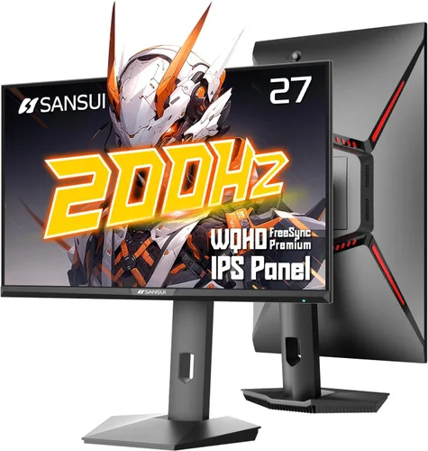 Vista 13 de SANSUI Monitor portátil de 15.6 pulgadas FHD 1080P Monitor de viaje para laptop, USB C HDMI ultrafino IPS pantalla de computadora con altavoces