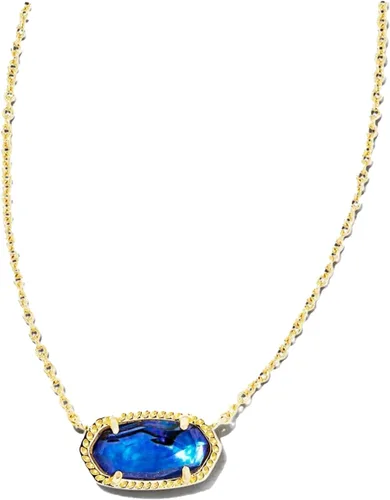 Vista 16 de Kendra Scott - Collar Elisa con dije para mujer, joyería de moda, chapado en oro de 14 quilates
