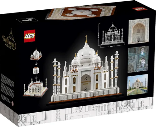 Vista 8 de LEGO Architecture Taj Mahal 21056 Set de Construcción - Colección de Monumentos, Modelo para Exhibición, Idea de Regalo de Decoración del Hogar