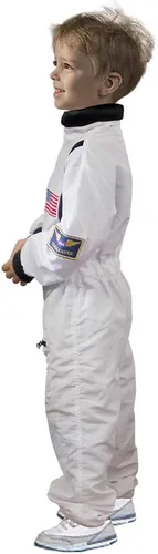 Vista 7 de Lulu Home Disfraz de astronauta de Halloween para niños con casco espacial, XS, S, M, L, XL