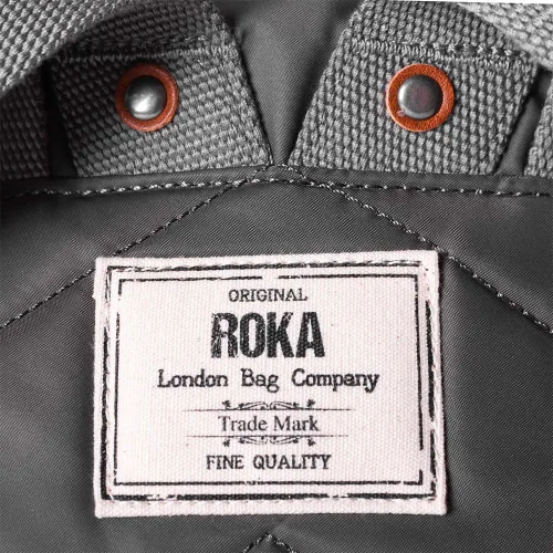 Vista 5 de ROKA Mochila London ROKA London Bantry B, Gris, Tamaño único, Clásico