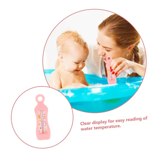 Vista 3 de MERRYHAPY Termómetro de baño Termómetro de agua de baño para recién nacidos, material de polipropileno resistente, fácil de usar