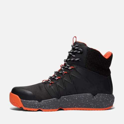 Vista 7 de Timberland PRO para hombre Morphix 6.0"/15.24 cm Bota de seguridad con punta compuesta impermeable Negro/Naranja