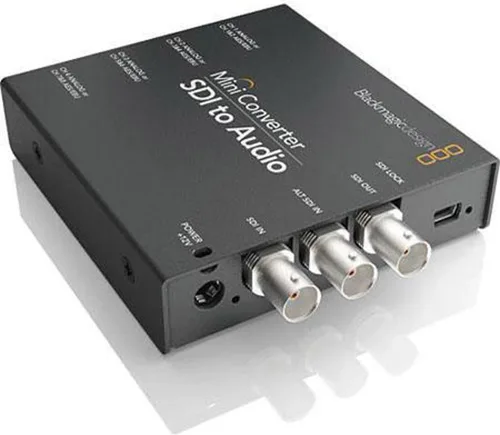 Vista 3 de Blackmagic Design Convertidor Mini de Audio a SDI CONVMCSAUD