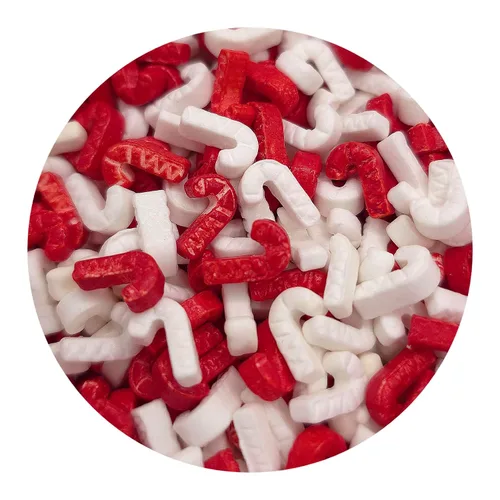 Vista 13 de NCS Gránulos comestibles en forma de árbol de Navidad – Decoración de cupcakes y galletas rojas y verdes, 7 onzas