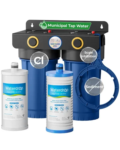 Vista 10 de Waterdrop WHF2E-FC Sistema de filtro de agua para toda la casa para agua