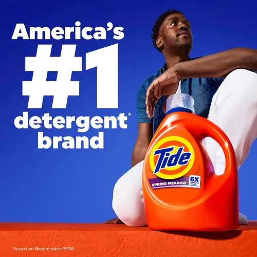 Vista 11 de Tide Detergente líquido para ropa, original, 100 cargas, 146 onzas líquidas, compatible con alta eficiencia