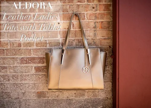 Vista 5 de McKlein Aldora - Bolso de piel para mujer con bolsillo para tablet