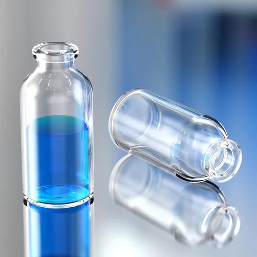 Vista 4 de Ks-Tek Frasco transparente de vidrio de borosilicato con fondo plano, acabado biselado, botella de vidrio, (0.3 fl oz ámbar, 156)