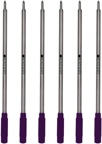 Vista 22 de Monteverde Recambios de bolígrafo suave USA para adaptarse a bolígrafos cruzados, punta media, tinta negra, paquete de 6 – Solución de escritura