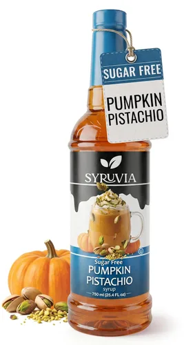 Vista 31 de Jarabe de café sin azúcar Syruvia, jarabe con sabor a caramelo para bebidas, lattes y postres – 25.4 fl oz