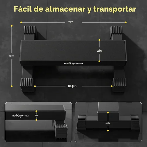 Vista 6 de Barra de elevación de pantorrillas mejorada para entrenamientos de gimnasio en casa, máquina de elevación de pantorrillas de pie para estiramiento