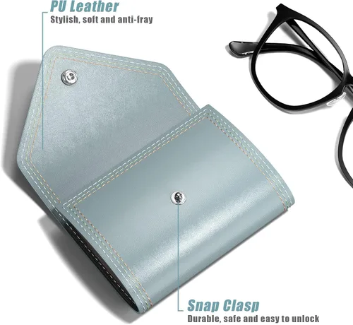 Vista 5 de Nipichsha Tarjetero para tarjetas de crédito, cartera pequeña para tarjetas, cartera delgada de cuero para tarjetas, funda de bolsillo para tarjetas