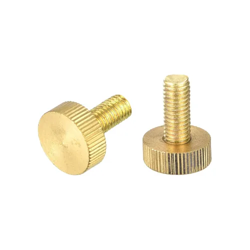 Vista 27 de uxcell Tornillos moleteados para pulgar, pernos planos de latón M3x4mm, sujetadores para PC, electrónicos, mecánicos, 2