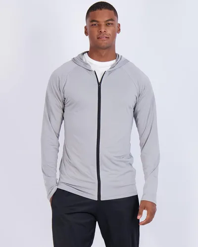 Vista 2 de Real Essentials Paquete de 3 sudadera con capucha y chaqueta de manga larga con cremallera completa para hombre