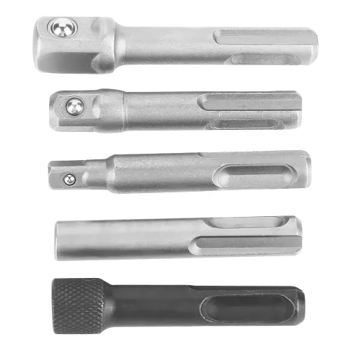 Vista 6 de Adaptador de enchufe de acero SDS Plus de 3 piezas, accesorios de herramientas eléctricas de extensión hexagonal de enchufe SDS de 2 piezas