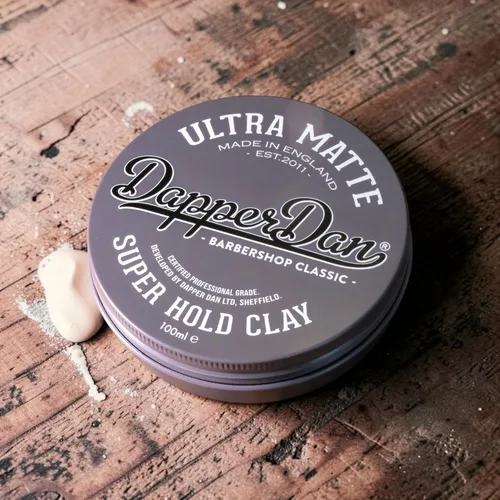 Vista 6 de Dapper Dan Arcilla ultra mate para el cabello, súper sujeción, arcilla de larga duración con agarre inmediato, arcilla de fácil aplicación