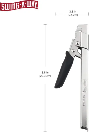Vista 2 de Abrelatas Amco Swing-A-Way con grip cómodo, Abrelatas, Negro