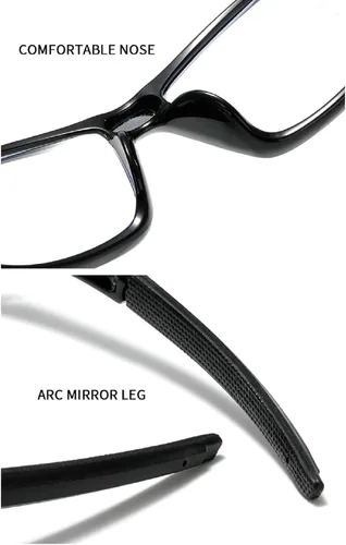 Vista 8 de Gafas de seguridad de lente completa envolventes con lectores, gafas de lectura de seguridad con aumento deportivo para hombres y mujeres