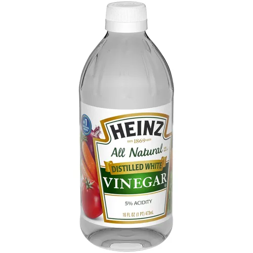 Vista 3 de HEINZ Vinagre blanco destilado 100% natural con 5% de acidez (botella de 16 onzas líquidas)
