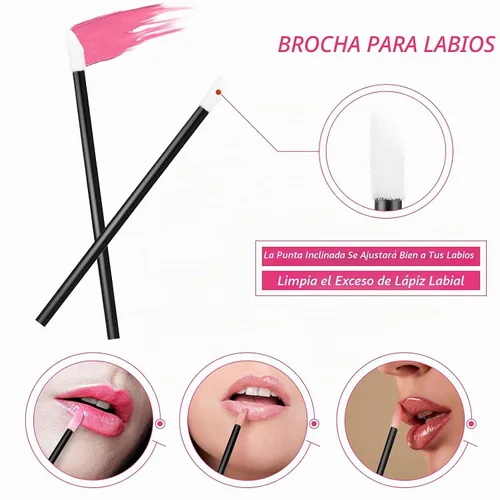 Vista 4 de Maitys - Kit organizador de 260 aplicadores de maquillaje desechables, color negro