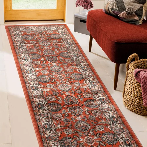 Vista 10 de Superior - Tapete elegante - Colección Lille., Polipropileno, Marrón