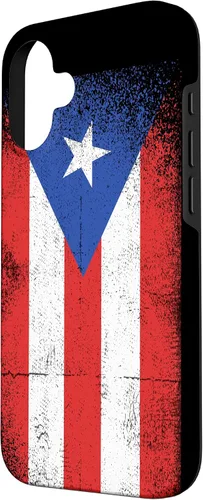 Vista 2 de Funda patriótica para iPhone 16 con bandera de Puerto Rico Boricua
