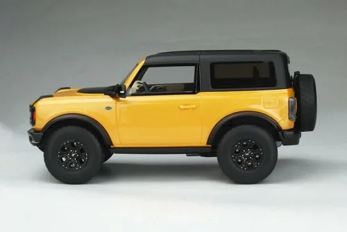 Vista 5 de GT Spirit Ford Bronco Wildtrak 2021, Cyber Orange Metallic US044 - Auto de juguete de resina a escala 1/18