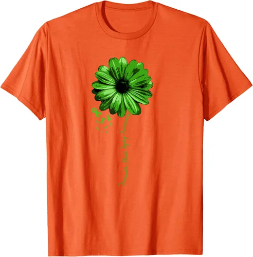 Vista 49 de Camiseta de conciencia de lesiones cerebrales traumáticas con cinta verde guerrero, Negro, S