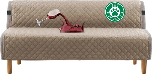 Vista 46 de Turquoize Funda 100 % impermeable para sillón de ala, protector de sofá, triple antideslizante, protector de muebles para mascotas, niños, perros
