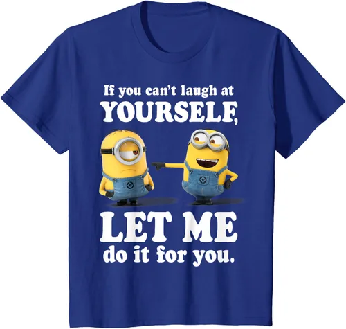 Vista 58 de Camiseta gráfica de Minions de Mi villano favorito: Ríete de ti mismo Negro