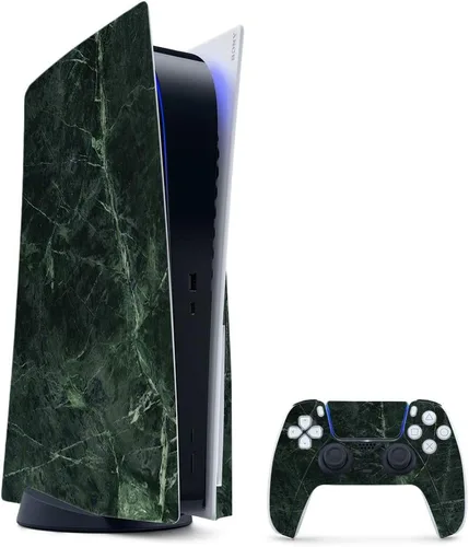 Vista 55 de MightySkins - Skin para juegos para PS5 / Playstation 5 Bundle – Mármol ámbar Envoltura protectora de vid Fácil de aplicar y cambiar