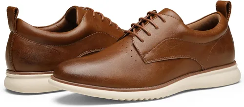 Vista 7 de Jousen Zapatos de vestir para hombre, Oxford, casuales, retro, clásicos, cómodos, formales, Derby, negocios, zapatos de vestir para hombres