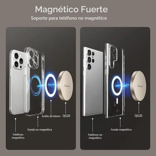 Vista 3 de GiGimundo SSD portátil magnético de 2 TB, hasta 2000 MB/s, unidades externas de estado sólido con USB-C 3.2 Gen 2x2 compatibles con iPhone 15/16/17