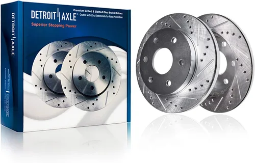 Vista 46 de Detroit Axle - Rotores de freno traseros para Toyota GR Supra BMW 230i 330e 330i 430i 530i 530i 530e 540d 540i xDrive X3 X4 Z4, rotores de freno