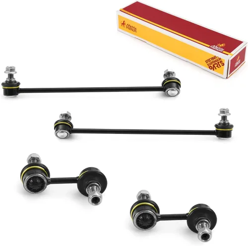 Vista 100 de Metrix Premium Chassis Parts - Kit de 4 piezas de barra estabilizadora delantera y trasera con enlace de extremo de barra estabilizadora para Ford