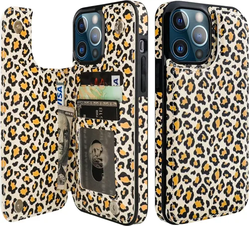 Vista 33 de HAOPINSH Funda tipo cartera con tarjetero para iPhone 14/13, diseño de Girasoles Bandera Americana