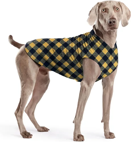 Vista 85 de Abrigo elástico de lana para perro, ropa suave y cálida para perro, suéter elástico para mascotas, lavable en lavadora, ecológico, para todo el año