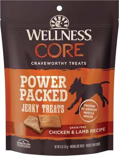 Vista 12 de Wellness CORE Healthy Joints Golosinas suaves para perros, naturales, sin granos, receta de carne, bolsa de 9 onzas