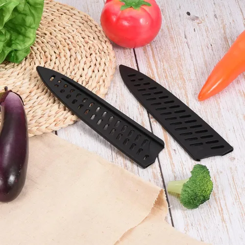 Vista 6 de PATIKIL Fundas de seguridad PP para cuchillo de chef de 8 pulgadas, paquete de 2 cuchillos, protector de filos, protector de cuchillas, funda