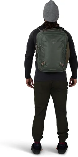 Vista 16 de Osprey Transporter 26+6 Travel Pack, Blue OS Llama azul
