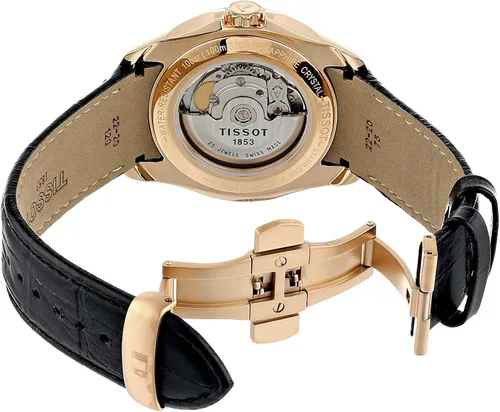 Vista 5 de Tissot Reloj T0354283605100 con pantalla analógica automática de viento automático negro