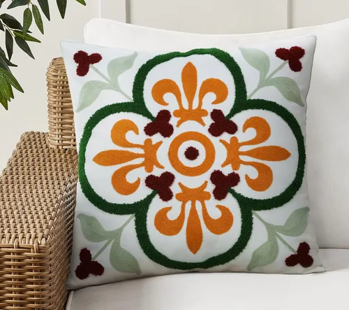 Vista 10 de Merrycolor Fundas de Cojines Decorativos con Mechones Estilo Boho (Naranja y Rosa, 20" x 12" (Paquete de 1))