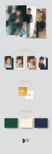 Vista 6 de Golden Jung Kook (BTS) Álbum [3 vers. Álbumes + 1 álbum Weverse ver. Conjunto completo]+Beneficios de preventa + planificador digital inspirado